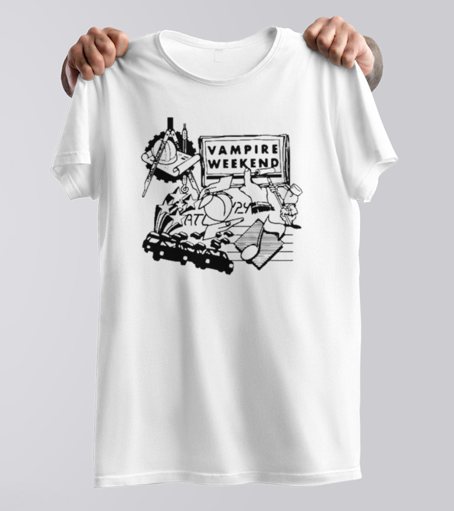 Vampire Weekend Atlanta 7/24 Retro T-Shirt