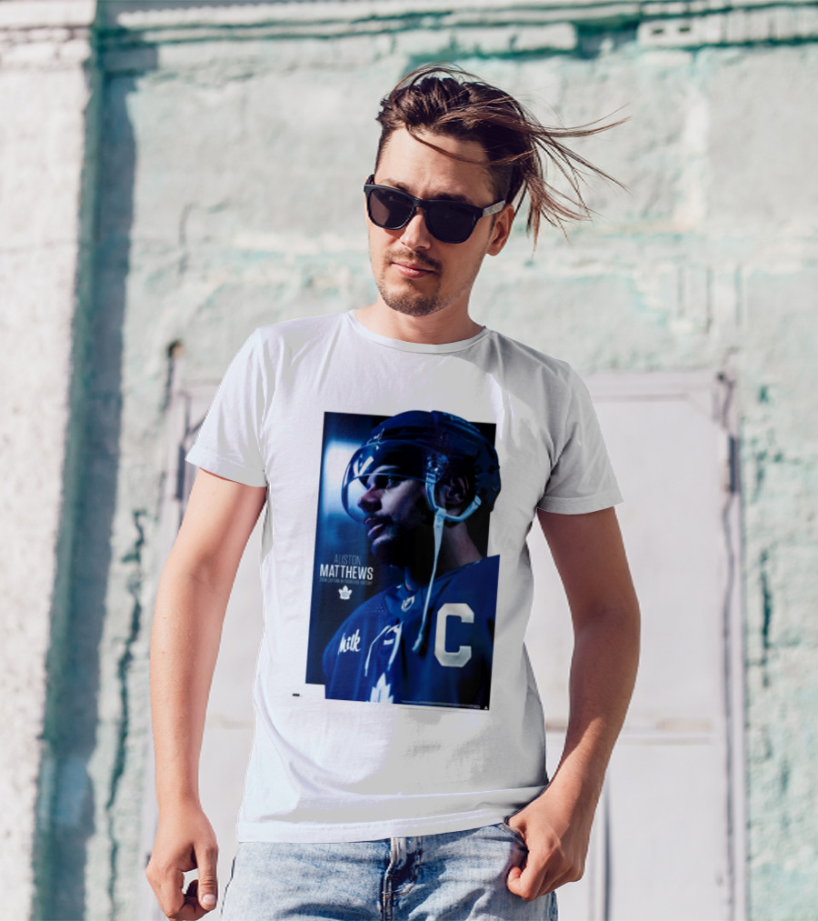 Auston Matthews Captain Toronto Maple Leafs NHL T-Shirt
