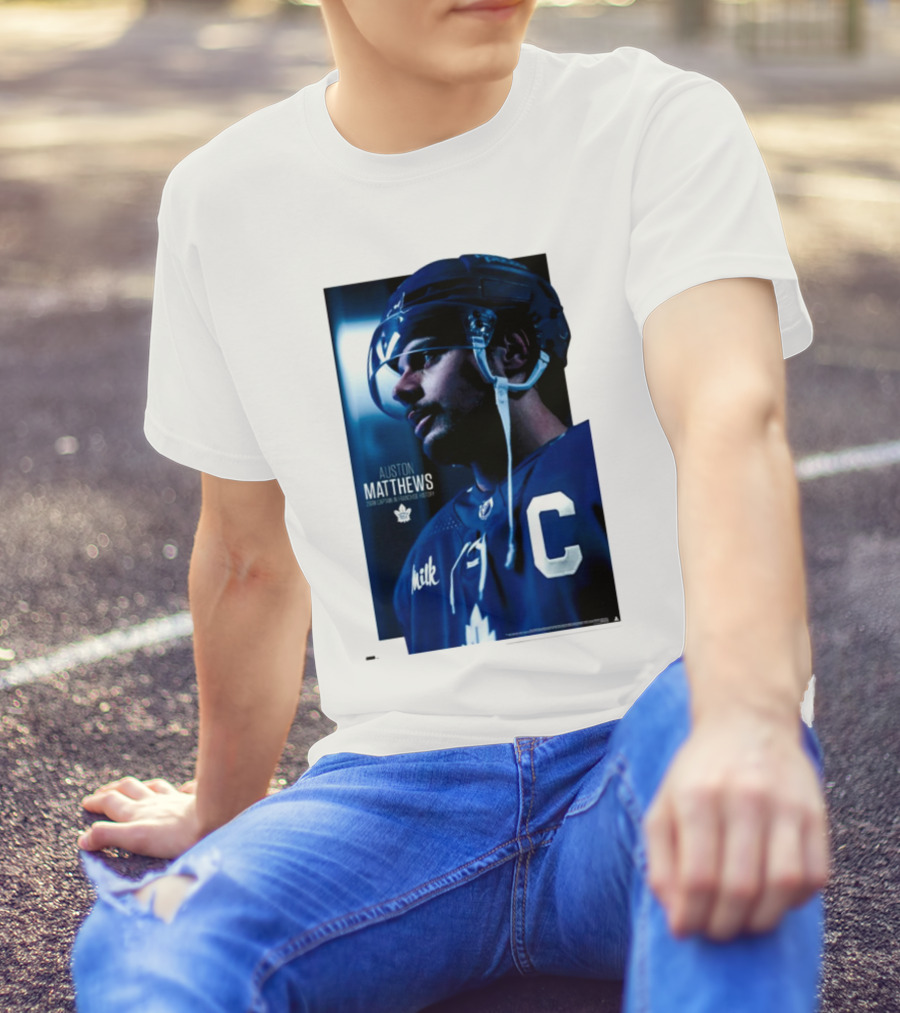 Auston Matthews Captain Toronto Maple Leafs NHL T-Shirt