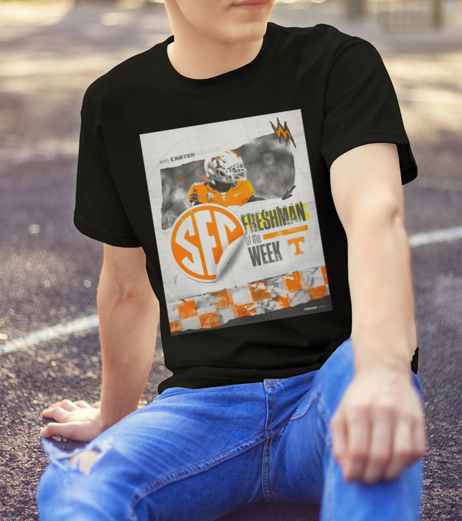 Boo Carter Freshman Of The Week SEC Tennessee Vols T-Shirt