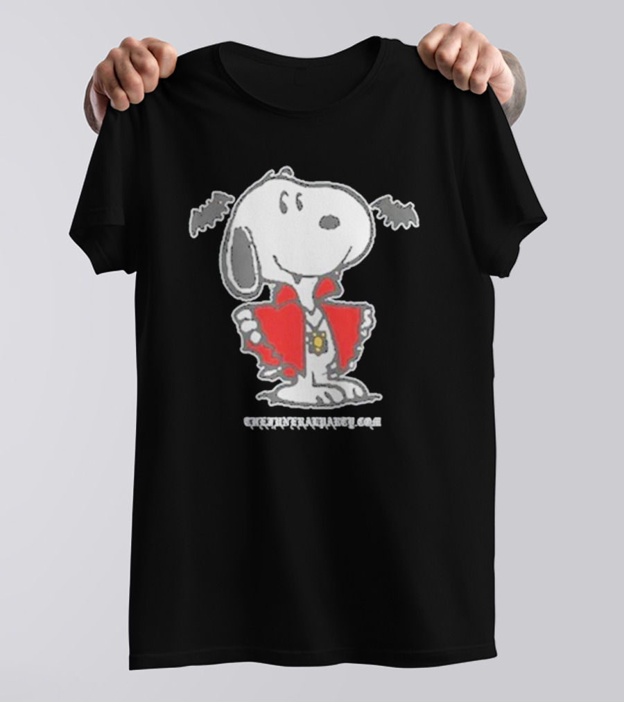 Funeral Party The Spooky Halloween Vampire Snoopy Peanuts T-Shirt