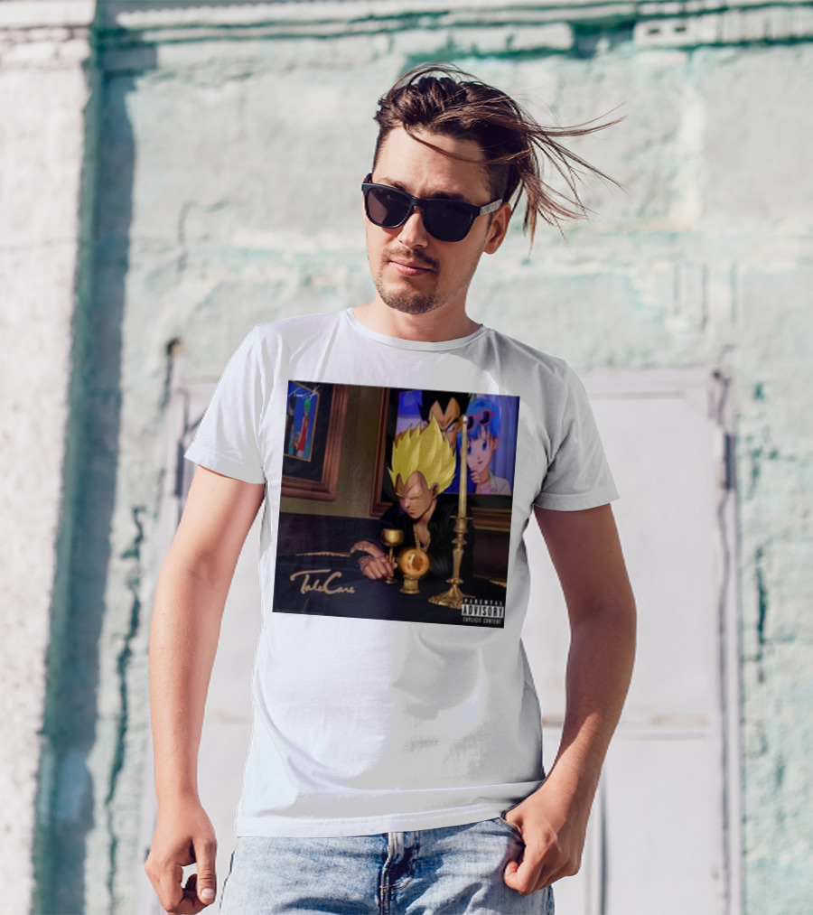 Take Care Vegeta Drake Dragon Ball Parental Advisory T-Shirt