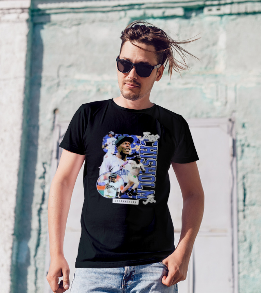 Jazz Chisholm Jr. Dreamathon Baseball Collage T-Shirt