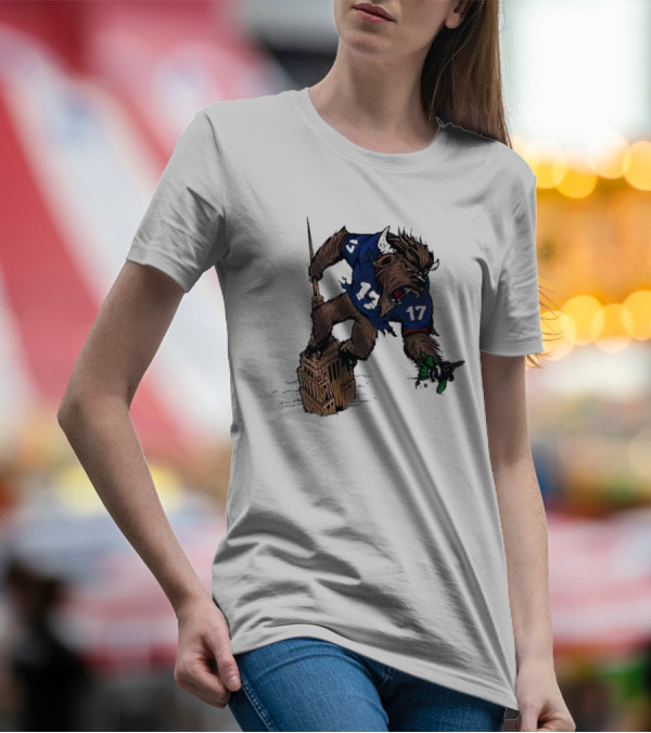 Josh Allen Buffalo Bills 17 Dominates New York Jets On Empire State Building Beast Mode T-Shirt