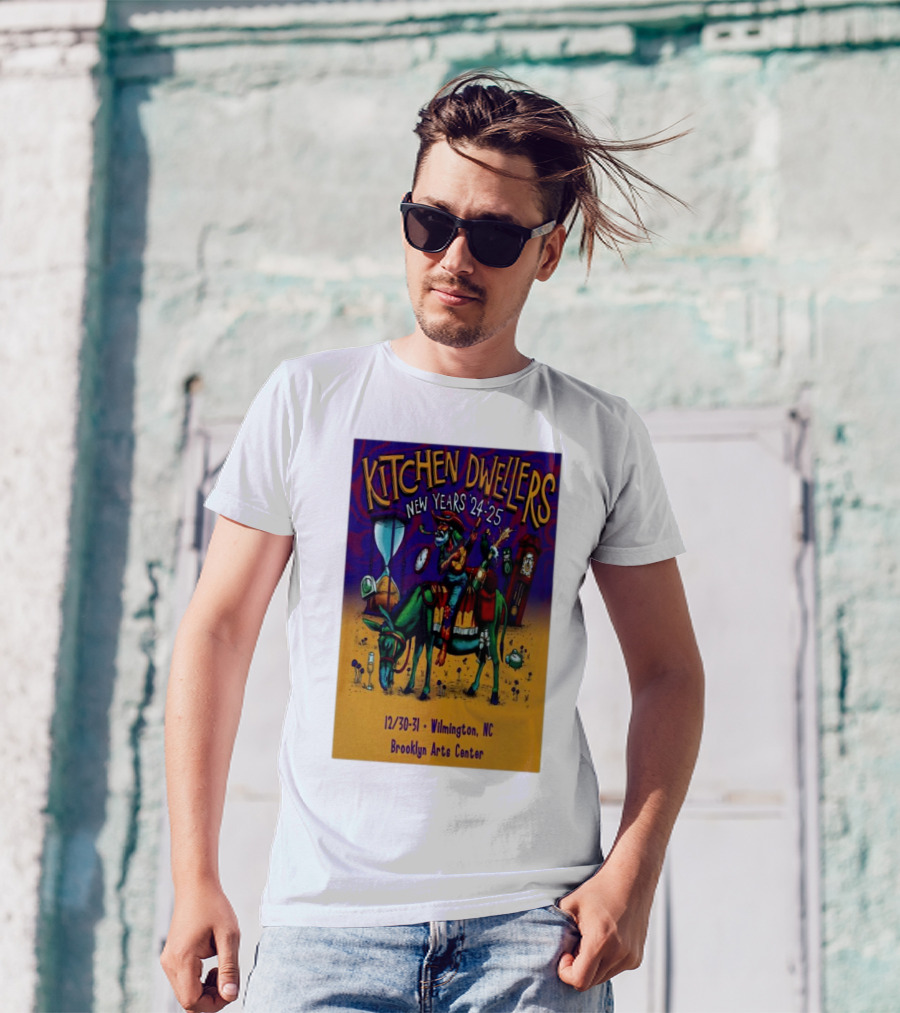 Kitchen Dwellers New Years 24-25 Wilmington NC Brooklyn Arts Center December 30-31 T-Shirt