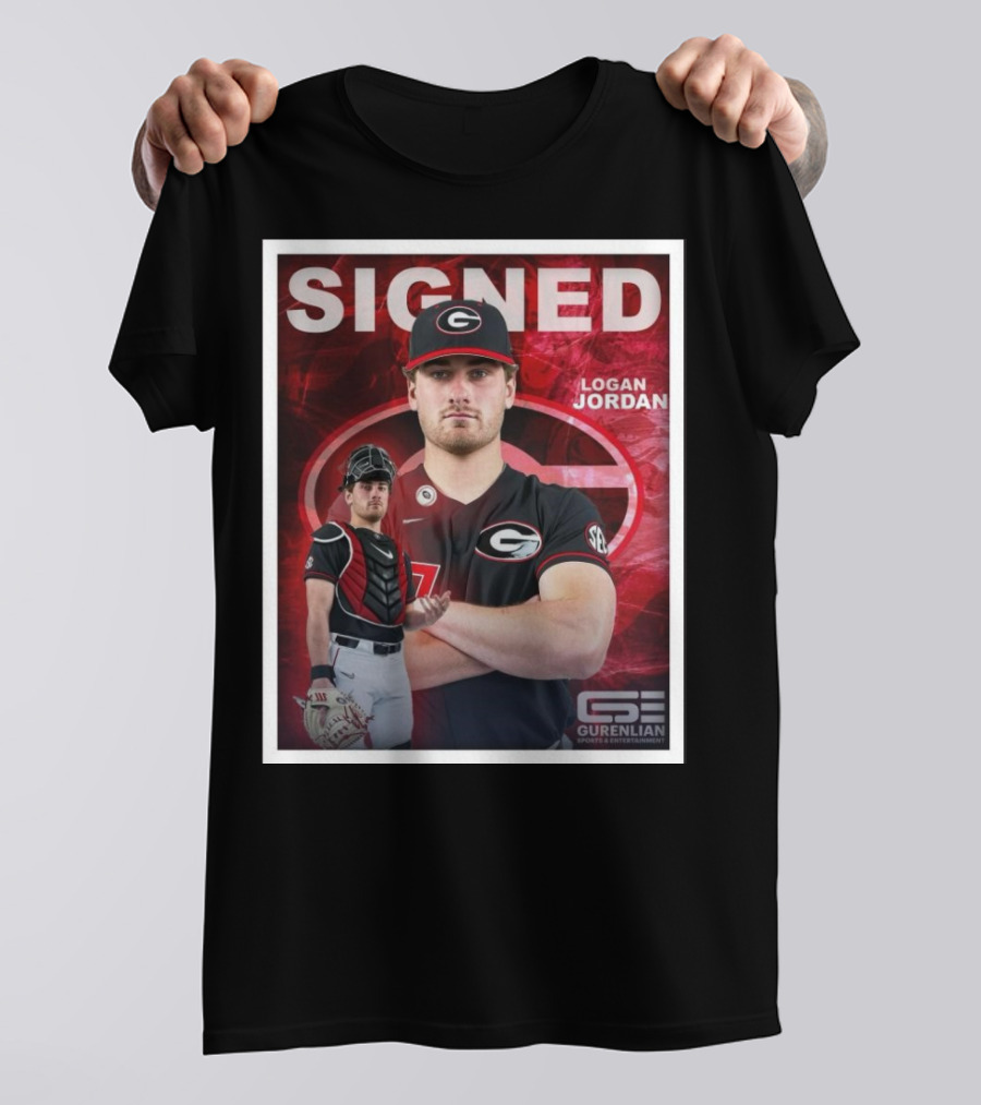 Signed Logan Jordan Gurenlian Sports And Entertainment T-Shirt
