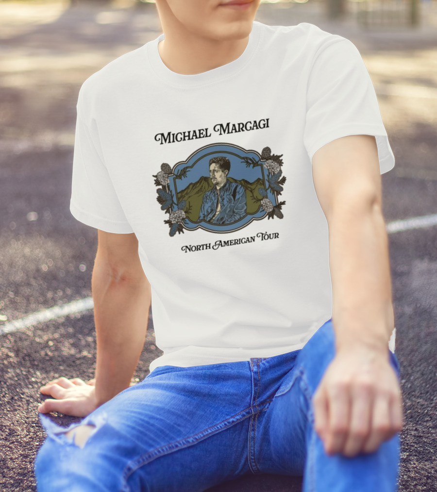 Michael Marcagi North American Tour Mountain Portrait T-Shirt