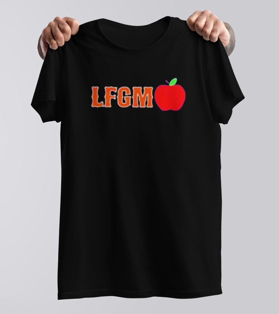 LFGM New York Mets Apple T-Shirt