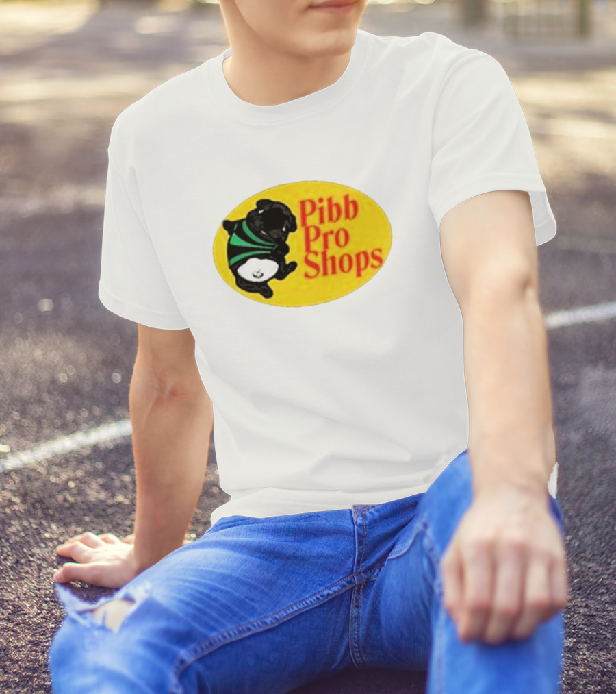 Pibble Palace Pibb Pro Shops Yellow Oval Bulldog T-Shirt