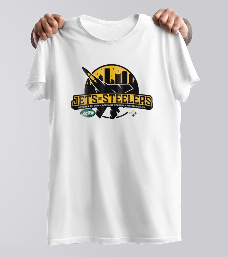 Pittsburgh Steelers Vs. New York Jets October 20 2024 Acrisure Stadium Game Day Pittsburgh PA T-Shirt
