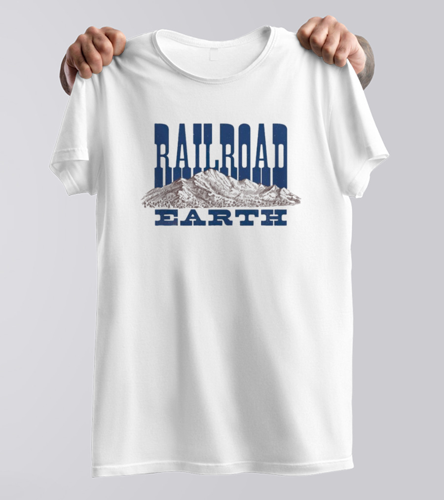 Railroad Earth Mountains Band Fall Tour T-Shirt