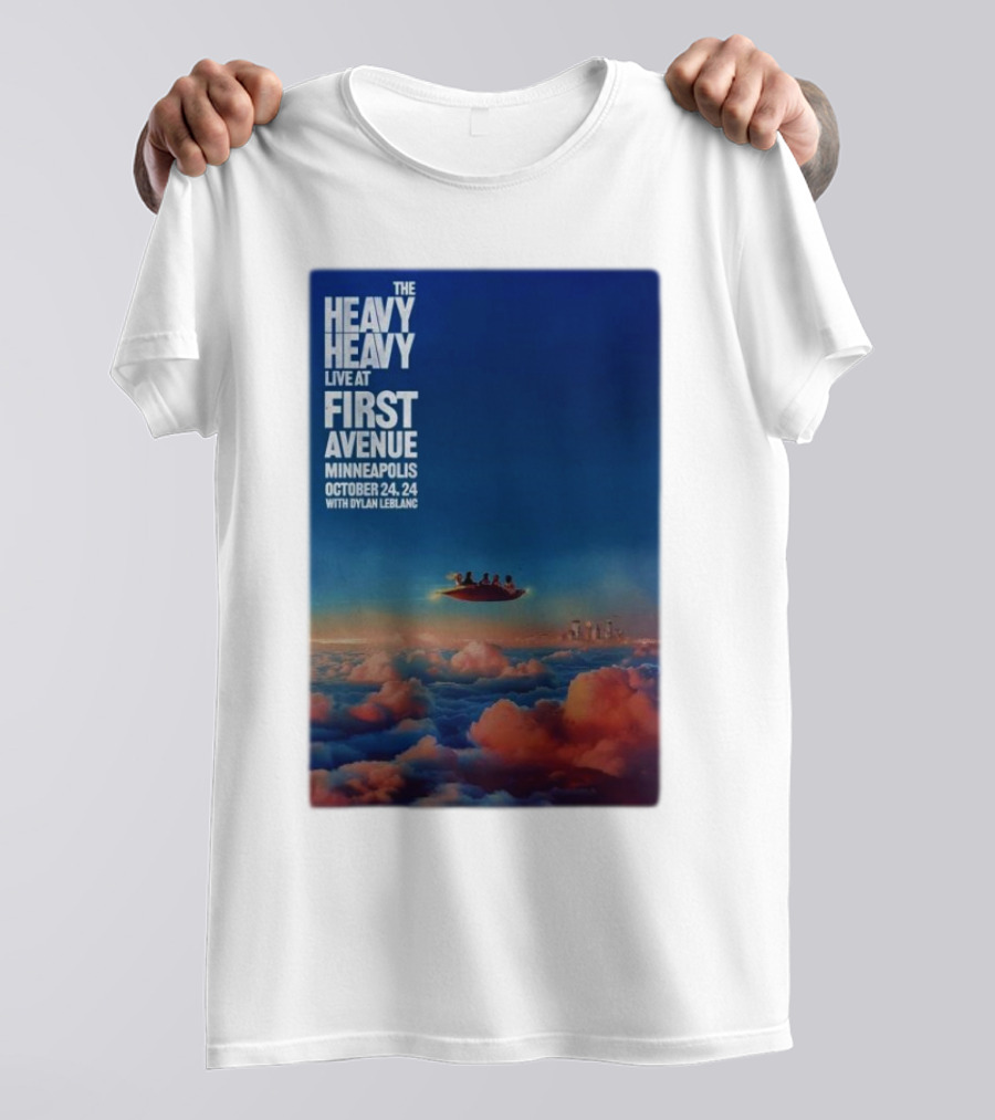 The Heavy Heavy Live At First Avenue Minneapolis October 24 2024 With Dylan LeBlanc T-Shirt