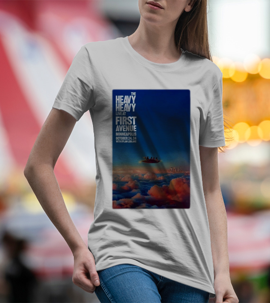 The Heavy Heavy Live At First Avenue Minneapolis October 24 2024 With Dylan LeBlanc T-Shirt