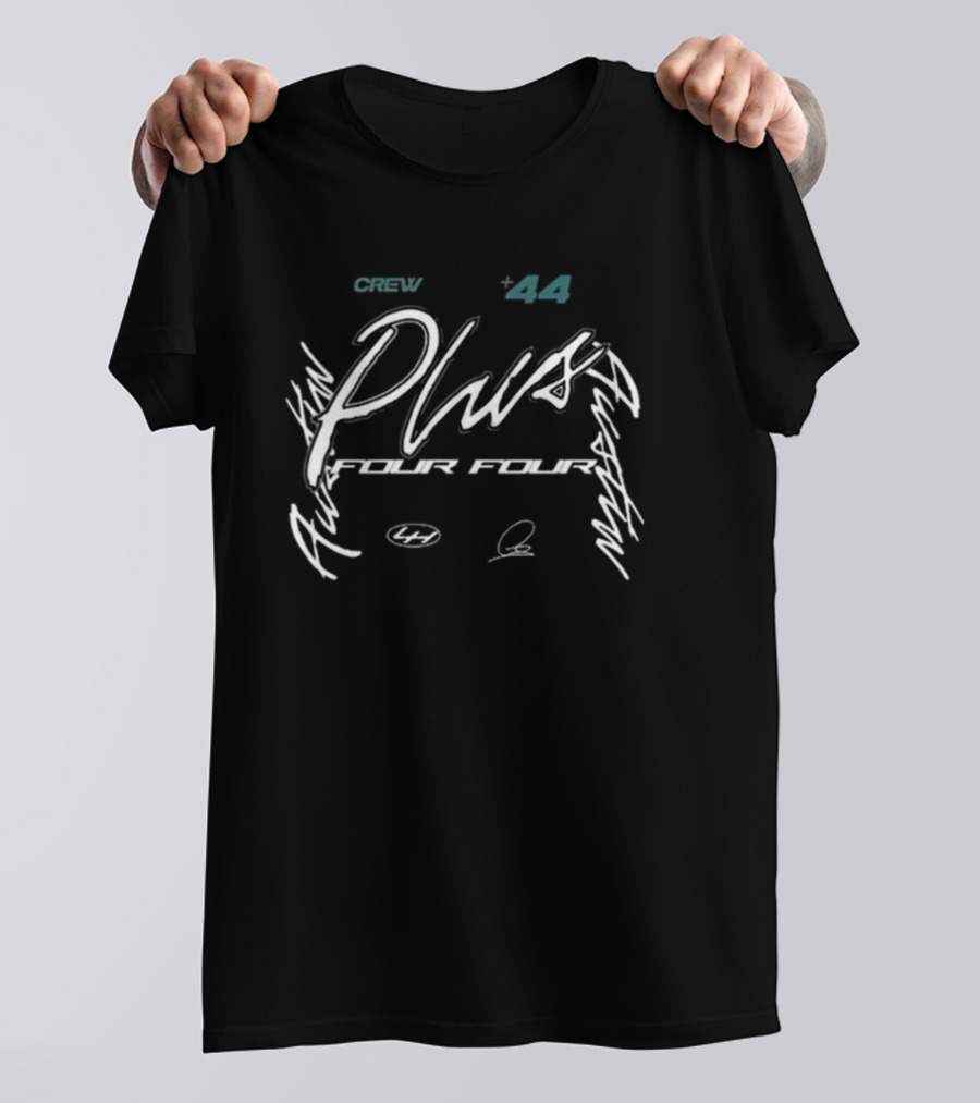 Hamilton Crew Plus 44 Ken Austin Motocross Four Four T-Shirt