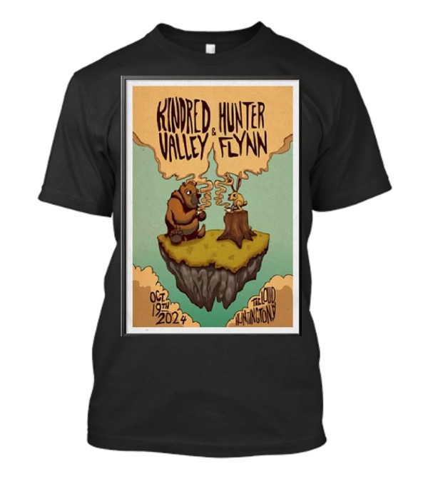 Kindred Hunter Valley Flynn Oct 19th 2024 The Loud Huntington WV Floating Island Scene T-Shirt