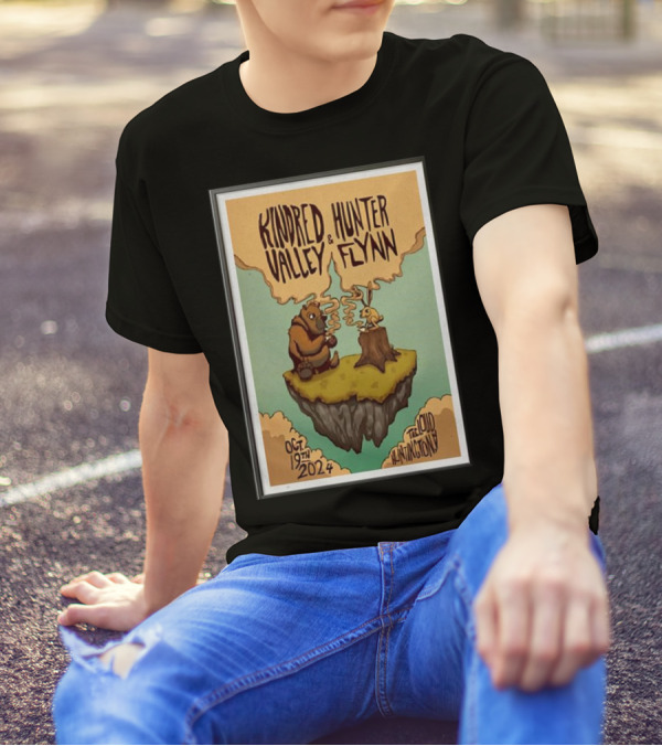 Kindred Hunter Valley Flynn Oct 19th 2024 The Loud Huntington WV Floating Island Scene T-Shirt