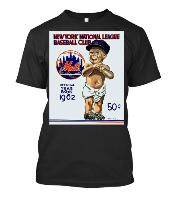 New York National League Baseball Club Mets 1962 Year Book Vintage 50¢ T-Shirt
