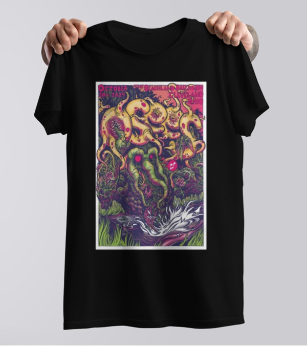 Osees Live At The Beachland Ballroom Cleveland Ohio October 20 2024 Psychedelic T-Shirt
