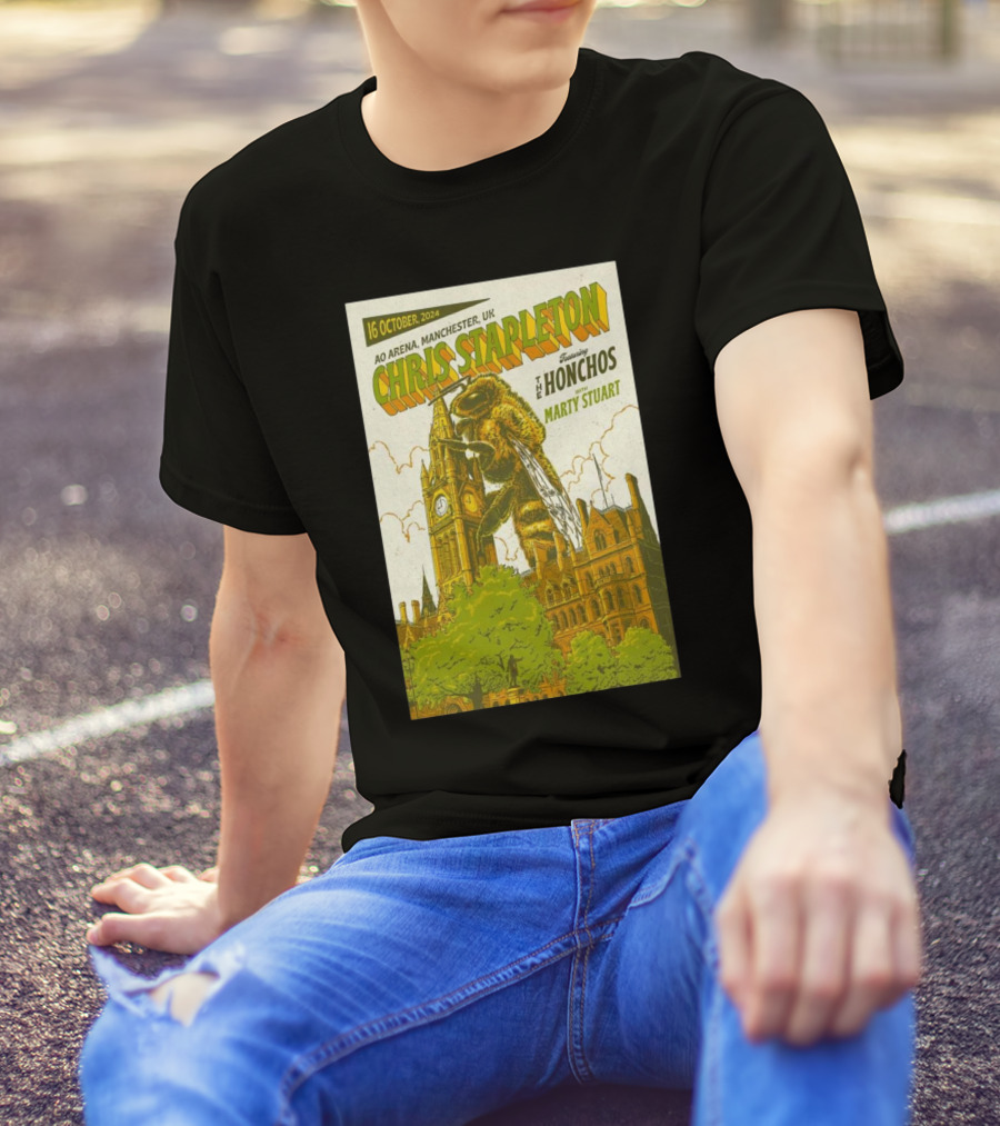 Chris Stapleton Featuring The Honchos With Marty Stuart AO Arena Manchester UK 16 October T-Shirt