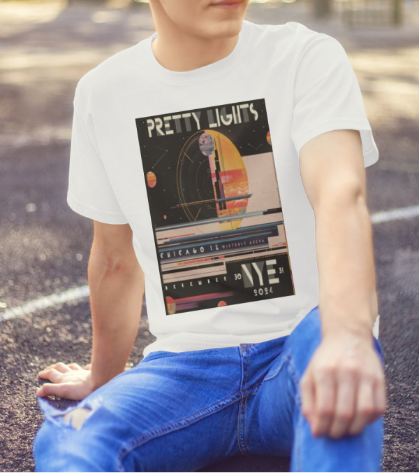 Pretty Lights Wintrust Arena Chicago IL December 30-31 NYE 2024 Tour T-Shirt