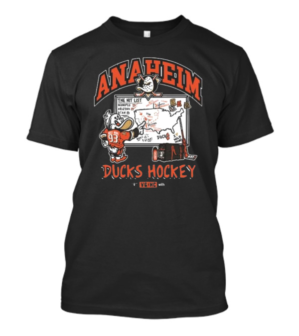 Anaheim Wild Wing Lesson Plan Ducks Hockey VGHC T-Shirt