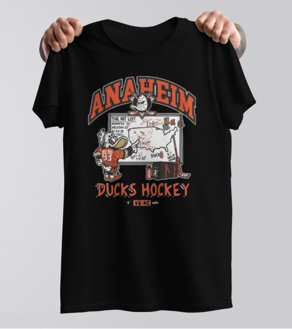 Anaheim Wild Wing Lesson Plan Ducks Hockey VGHC T-Shirt