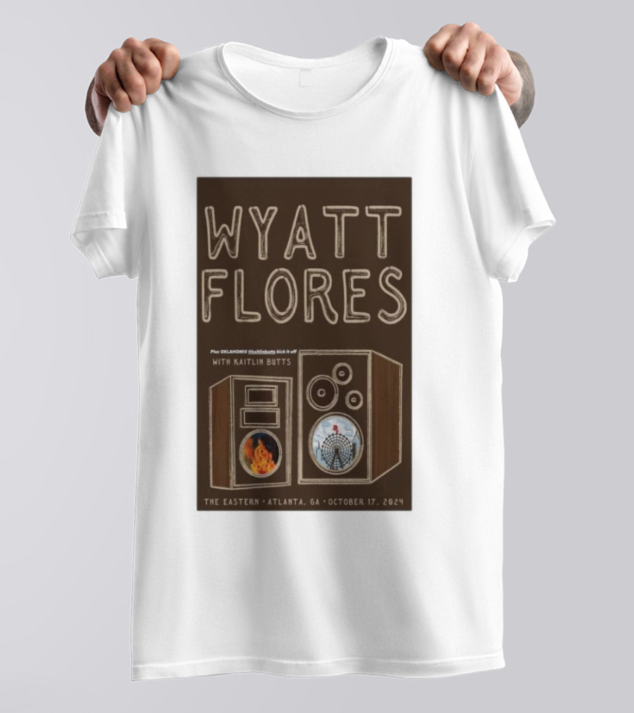Wyatt Flores Plus Oklahoma With Kaitlin Butts The Eastern Atlanta GA October 17 T-Shirt