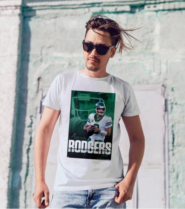 Aaron Rodgers New York Jets QB NFL Jets T-Shirt