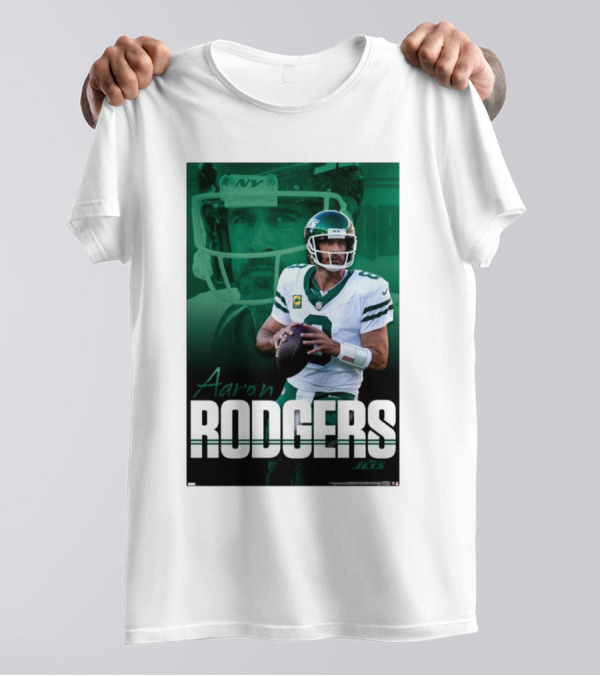 Aaron Rodgers New York Jets QB NFL Jets T-Shirt