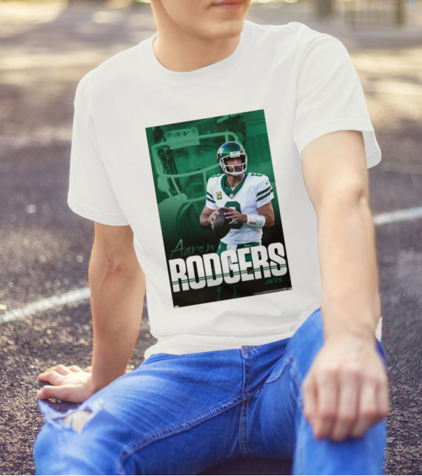 Aaron Rodgers New York Jets QB NFL Jets T-Shirt