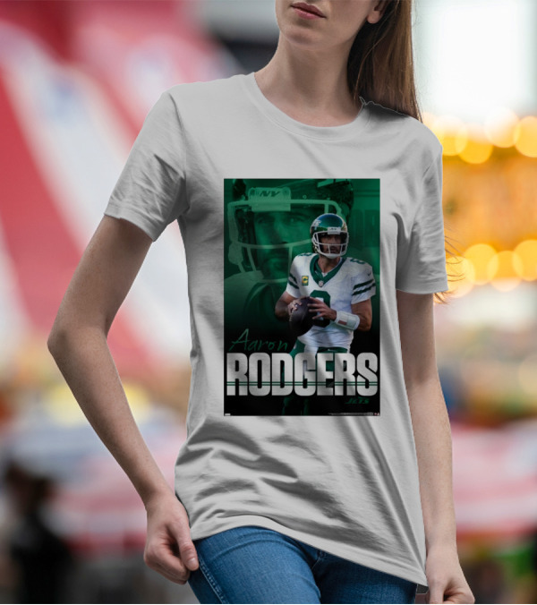Aaron Rodgers New York Jets QB NFL Jets T-Shirt