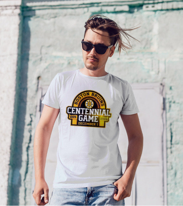 Boston Bruins 1924 Centennial Game December 1 T-Shirt