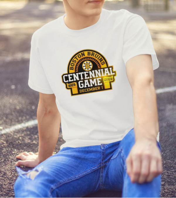 Boston Bruins 1924 Centennial Game December 1 T-Shirt