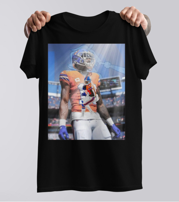 Courtland Sutton Denver Broncos Team Spirit Football Iconic T-Shirt