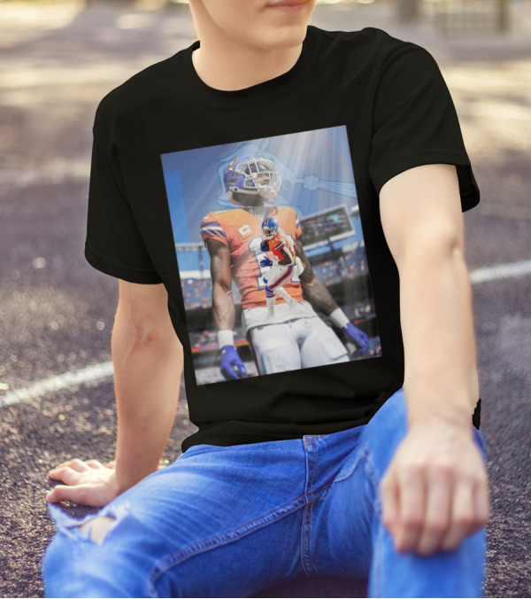Courtland Sutton Denver Broncos Team Spirit Football Iconic T-Shirt