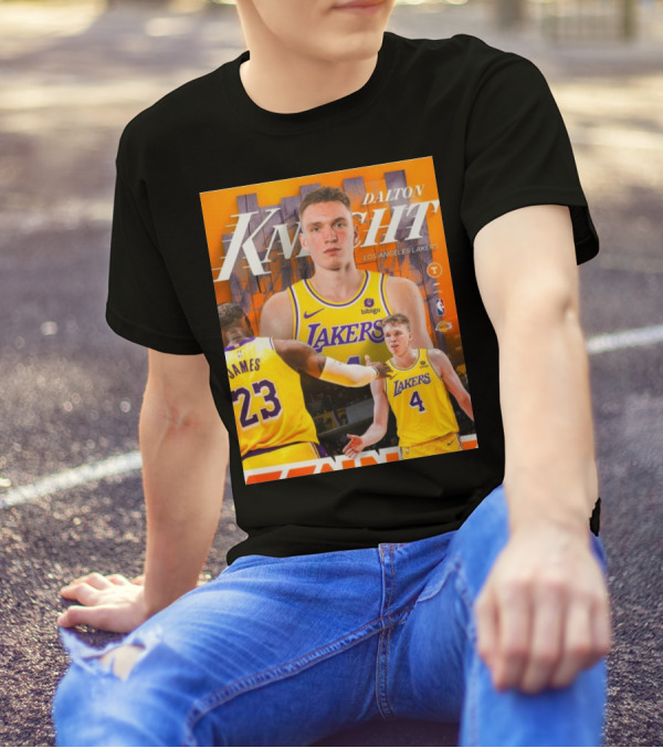 Dalton Knecht Los Angeles Lakers Potential NBA Draft Steal With Teammate James In Lakers Jersey T-Shirt