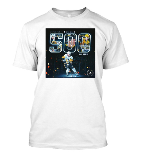 Evgeni Malkin 500 NHL Goals Pittsburgh Penguins T-Shirt