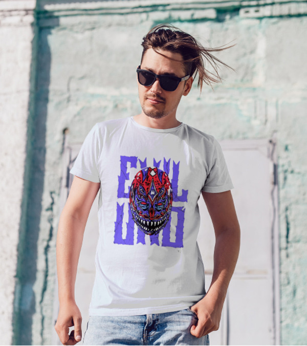 Evil Uno Mask Monster AEW T-Shirt