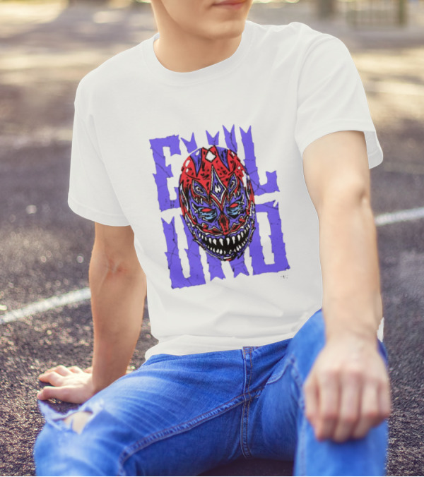 Evil Uno Mask Monster AEW T-Shirt