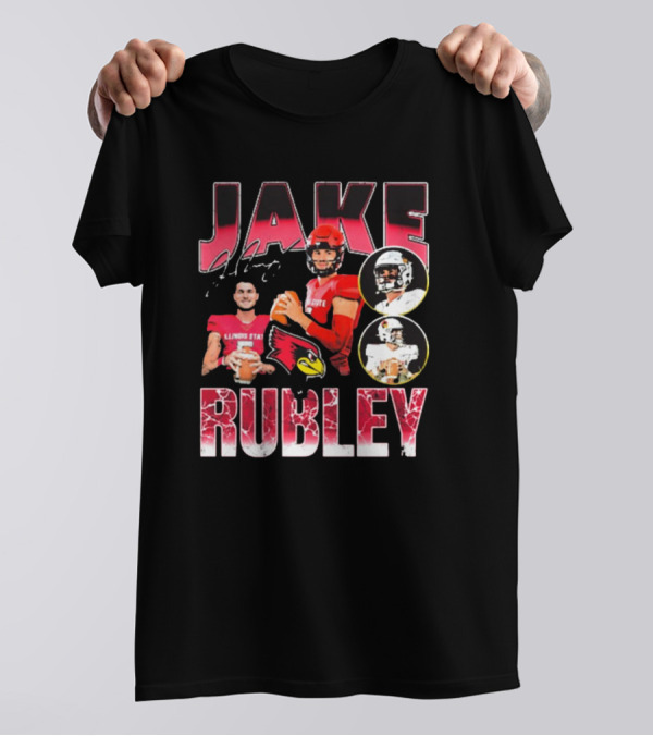 Jake Rubley Illinois State Redbirds Football 90s T-Shirt