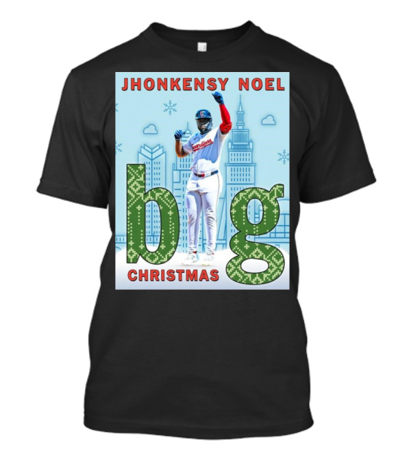 Jhonkensy Noel Big Christmas Cleveland Guardians T-Shirt