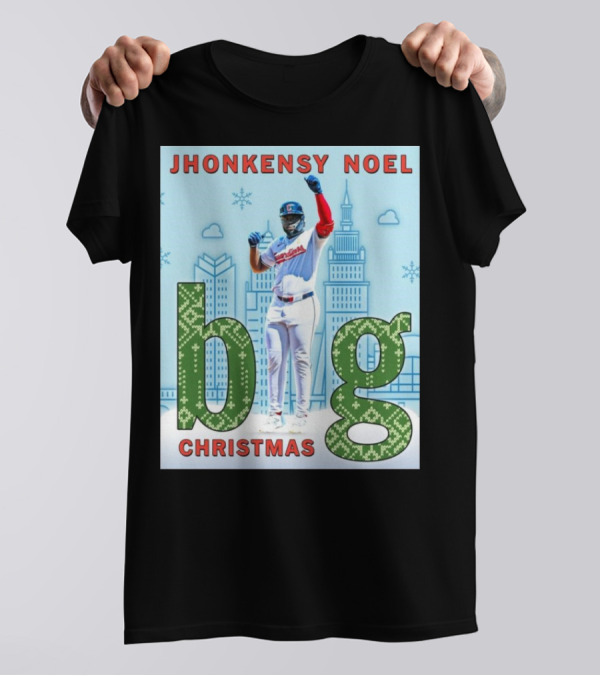 Jhonkensy Noel Big Christmas Cleveland Guardians T-Shirt