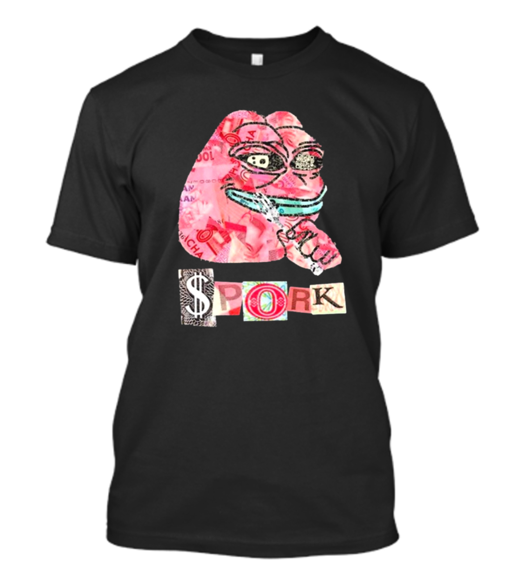 Joseph David Colombo $Pork Collage T-Shirt