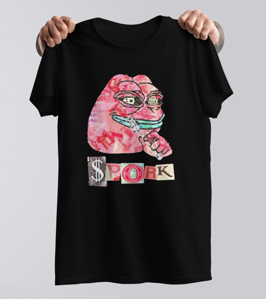 Joseph David Colombo $Pork Collage T-Shirt