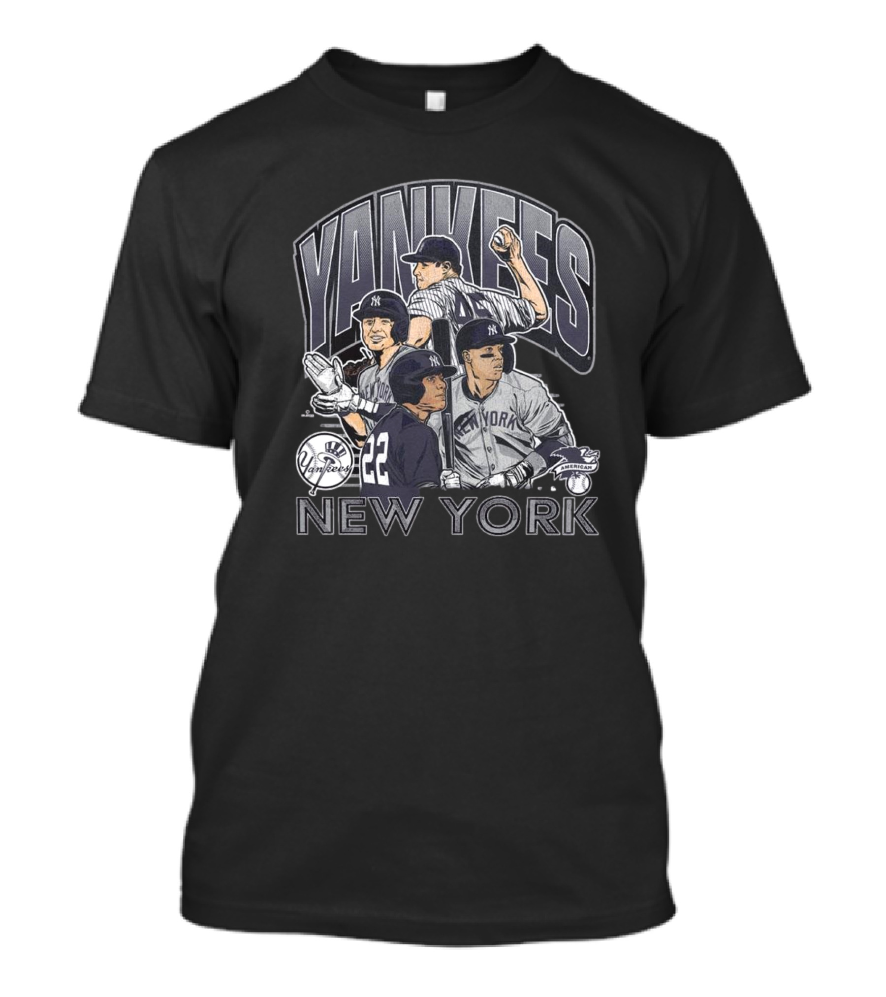 Yankees New York Multi Player MLB Yankees Teams T-Shirt