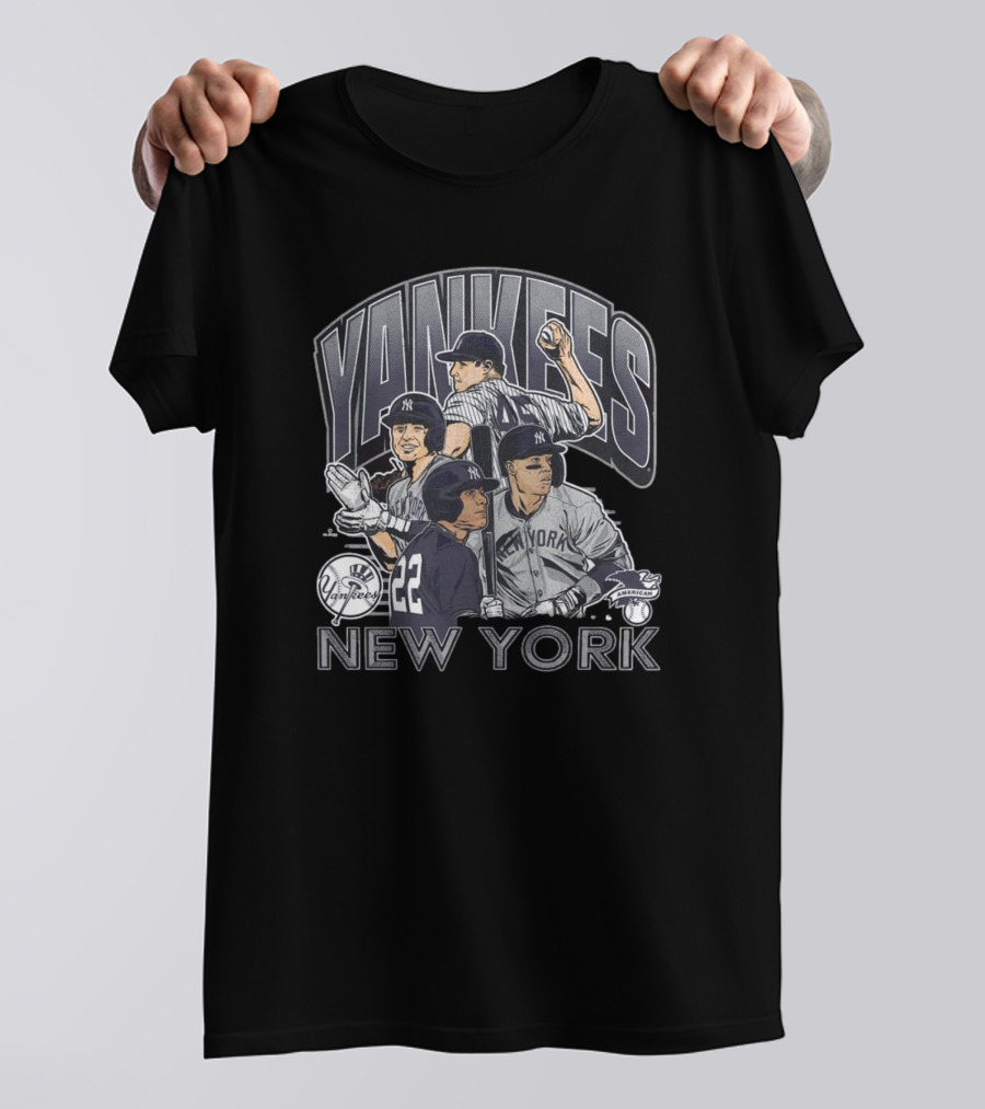 Yankees New York Multi Player MLB Yankees Teams T-Shirt