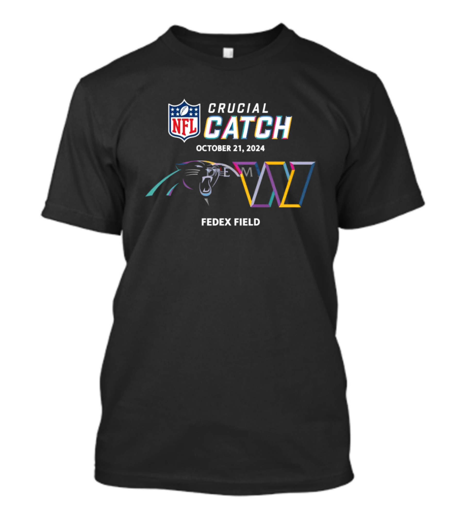 NFL Crucial Catch Carolina Panthers Vs Washington Commanders FedEx Field October 21 T-Shirt