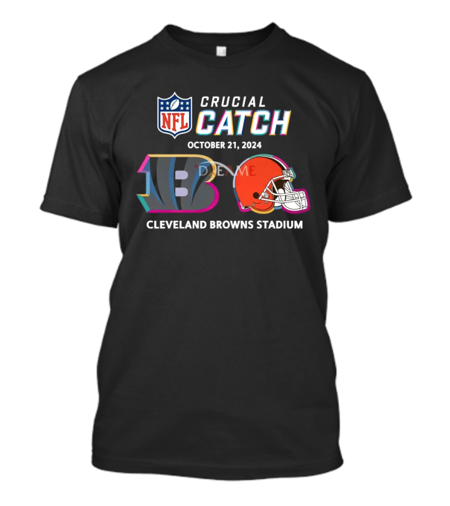 NFL Crucial Catch Cincinnati Bengals Vs. Cleveland Browns Cleveland Browns Stadium October 21, T-Shirt