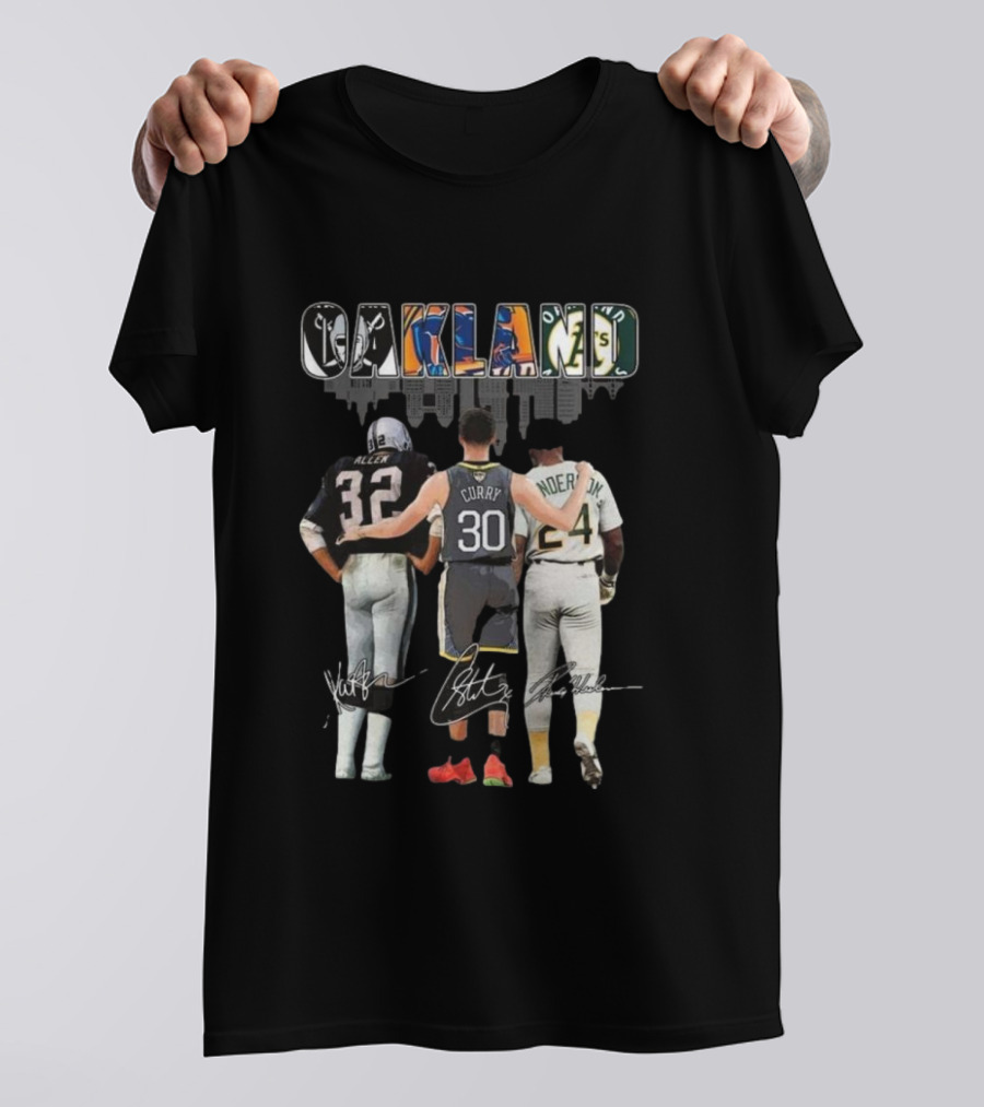Oakland Legends Allen Curry Henderson Signatures T-Shirt