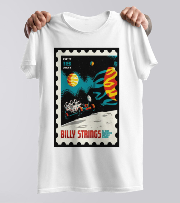 Billy Strings October 18 2024 The Orion Amphitheater Huntsville AL Space T-Shirt